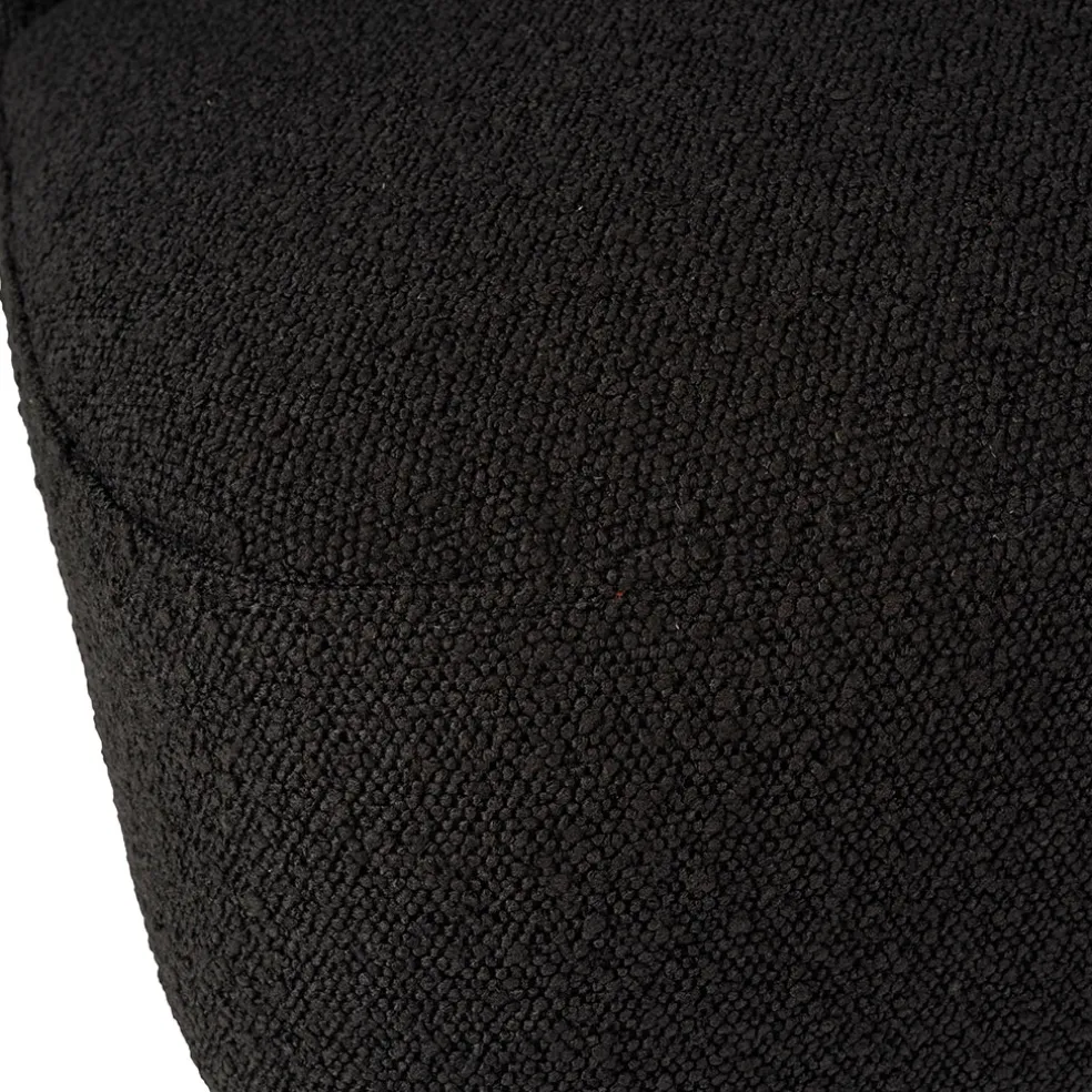 Fauteuil bouclette anthracite - Eleonor