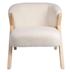 Fauteuil en tissu blanc - Elément