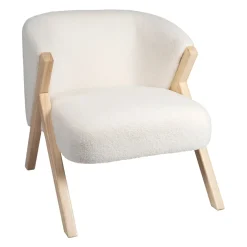 Fauteuil en tissu blanc - Elément