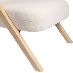 Fauteuil en tissu blanc - Elément
