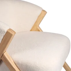 Fauteuil en tissu blanc - Elément