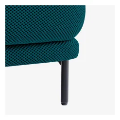 Fauteuil en tissu 3d bleu canard - Paraty