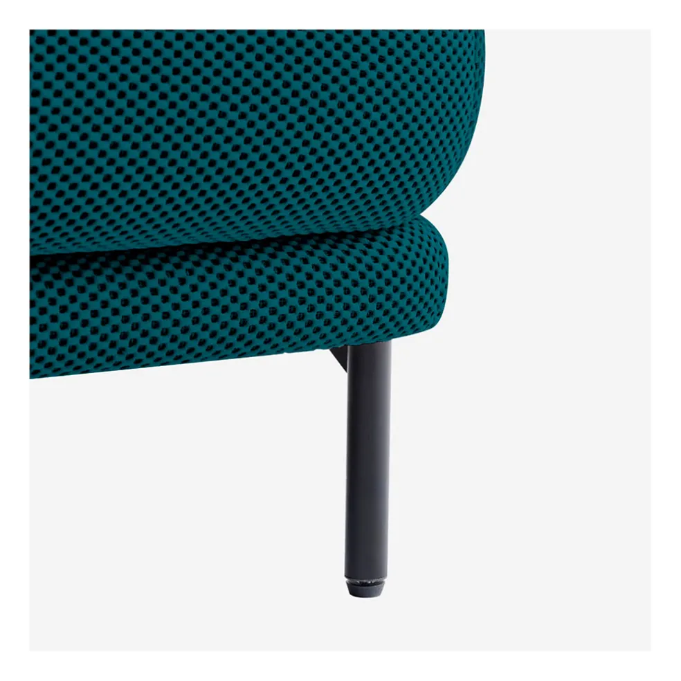 Fauteuil en tissu 3d bleu canard - Paraty