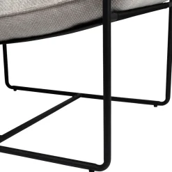 Fauteuil en tissu et fer écru - Elément