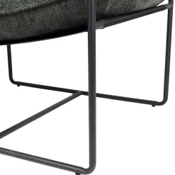 Fauteuil en tissu et fer émeraude - Elément