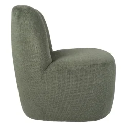 Fauteuil en tissu vert - Tessia