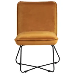 Fauteuil en velours ambre - Habby