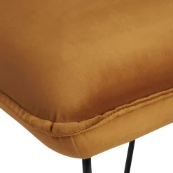 Fauteuil en velours ambre - Habby