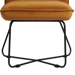 Fauteuil en velours ambre - Habby