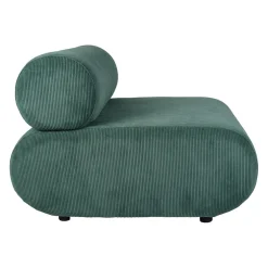 Fauteuil en velours côtelé vert - Chelsea