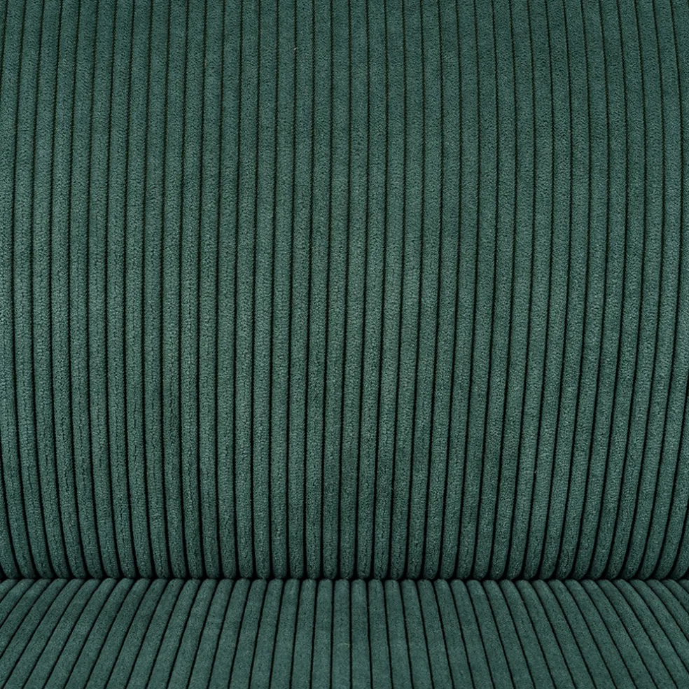 Fauteuil en velours côtelé vert - Chelsea