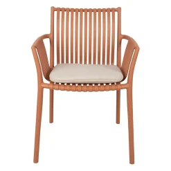 Fauteuil extérieur terracotta - Lumi