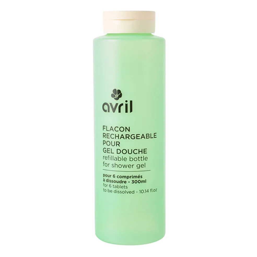 Flacon rechargeable pour gel douche 350ml