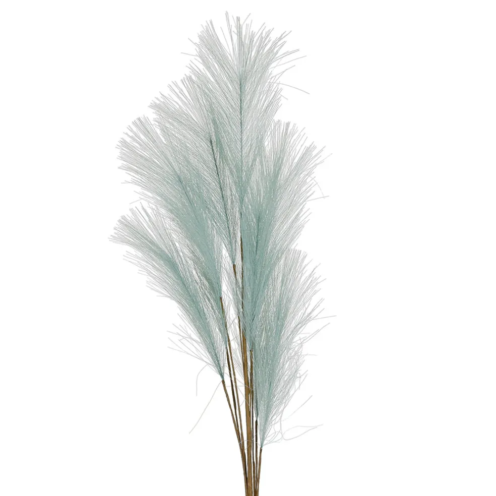 Fleur celosia vert d'eau h91cm