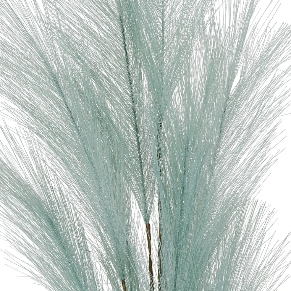 Fleur celosia vert d'eau h91cm