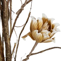 Fleur ramia ocre h90cm eva+fil de fer