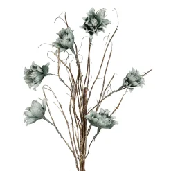 Fleur ramia vert d'eau h90cm eva+fil de fer