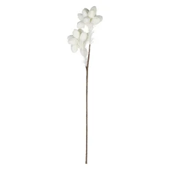 Fleur tupia blanc cassé h90cm eva+fil de fer