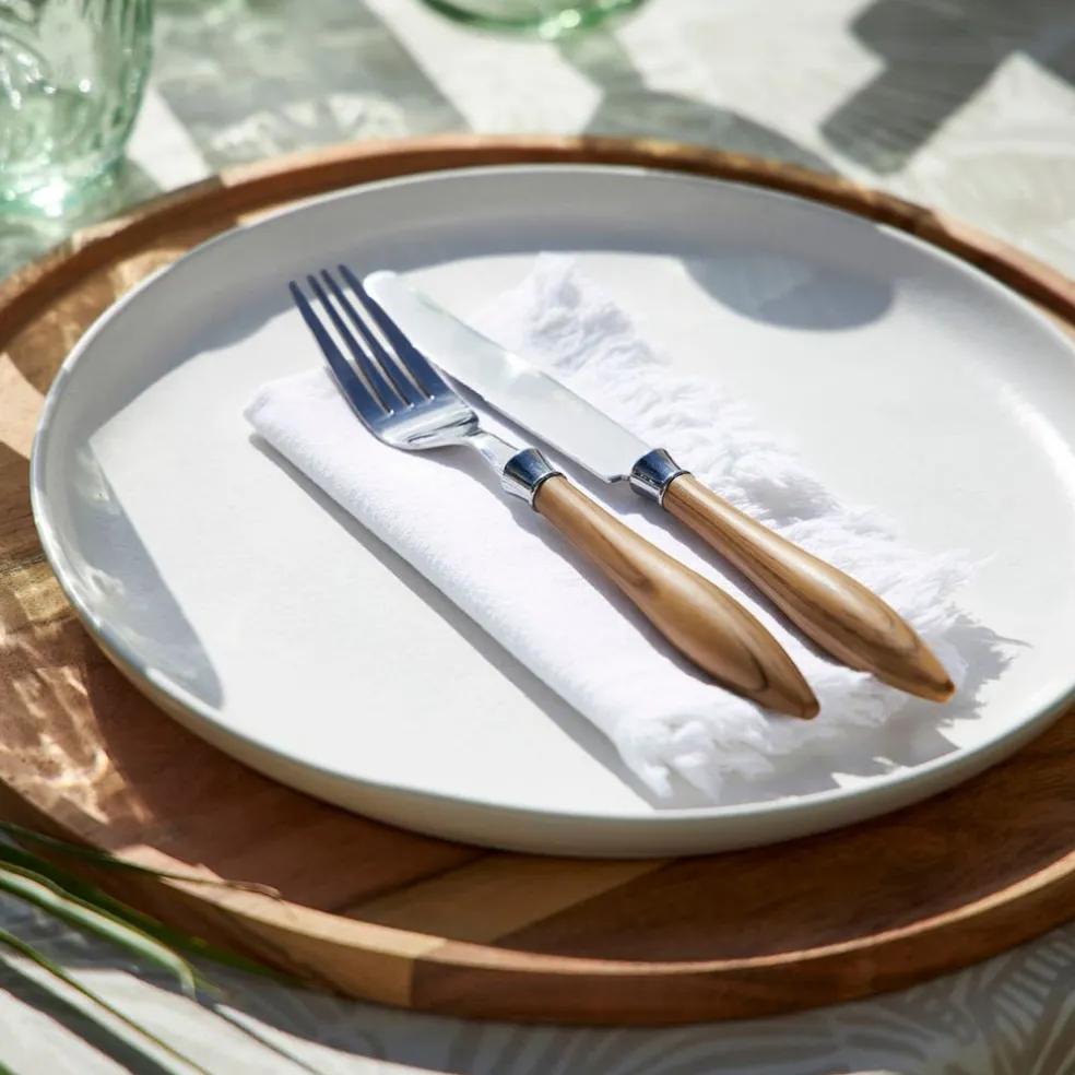 Fourchette en inox naturel - bocage