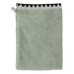 Gant de toilette en coton celadon 15x21cm - Issey