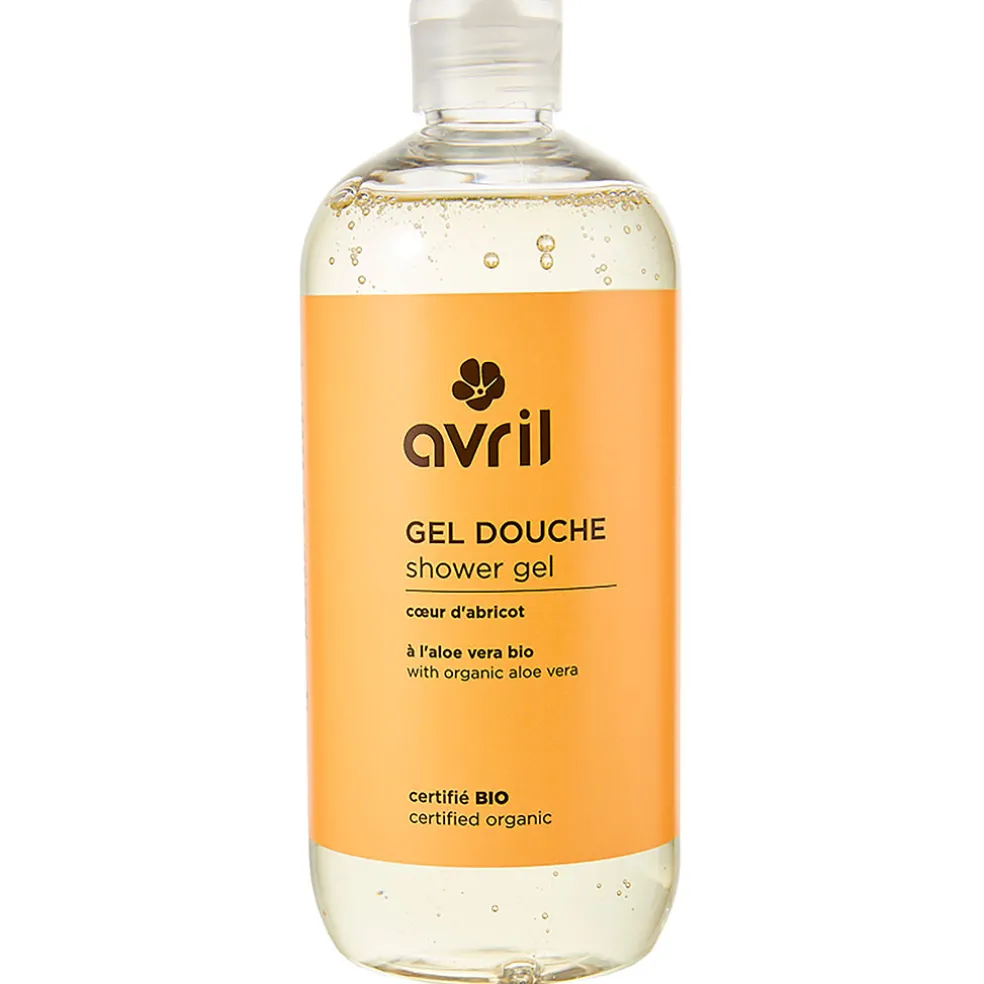 Gel douche avril coeur d'abricot 500ml - certifié bio