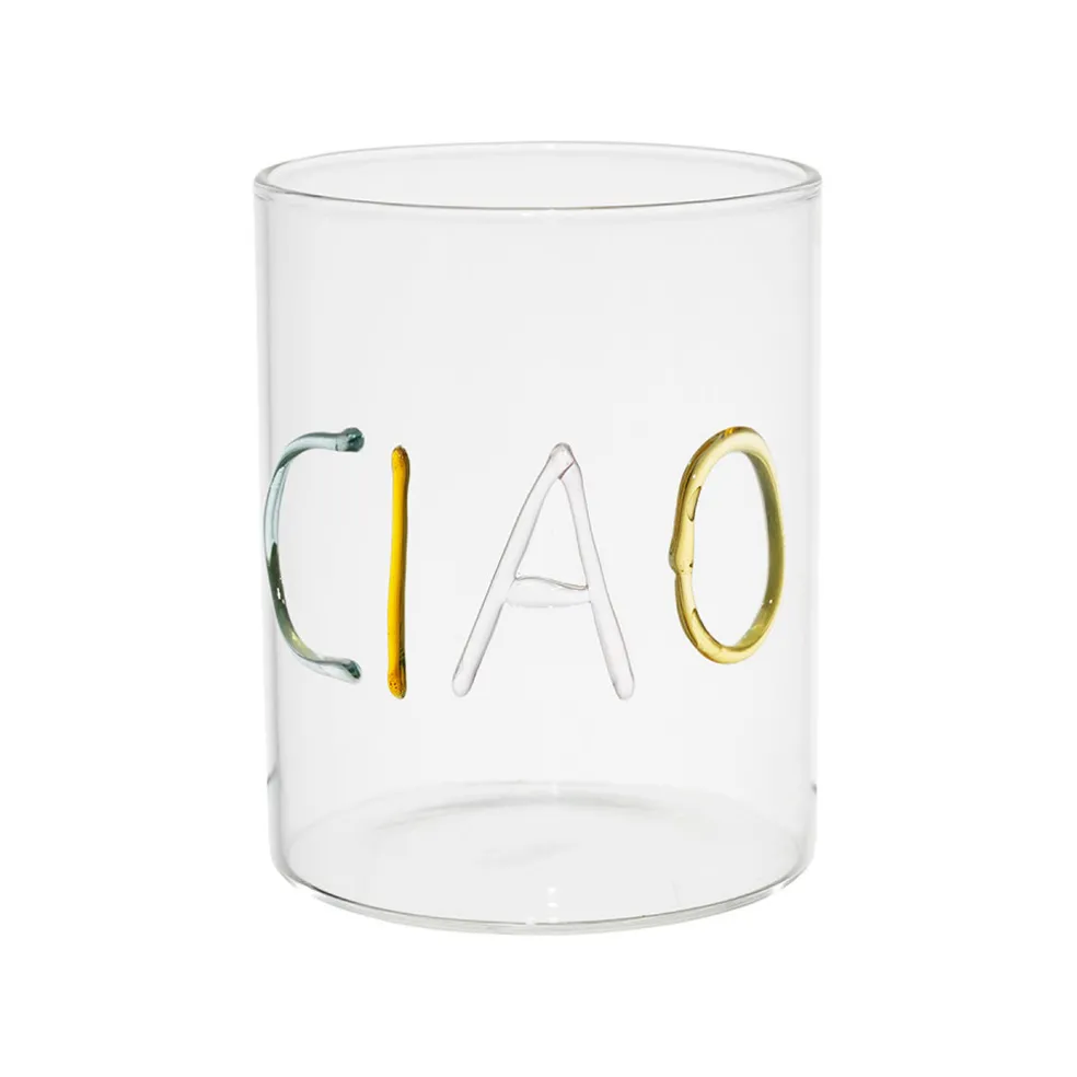 Gobelet ciao en verre pastel 40cl - Dolce Vita