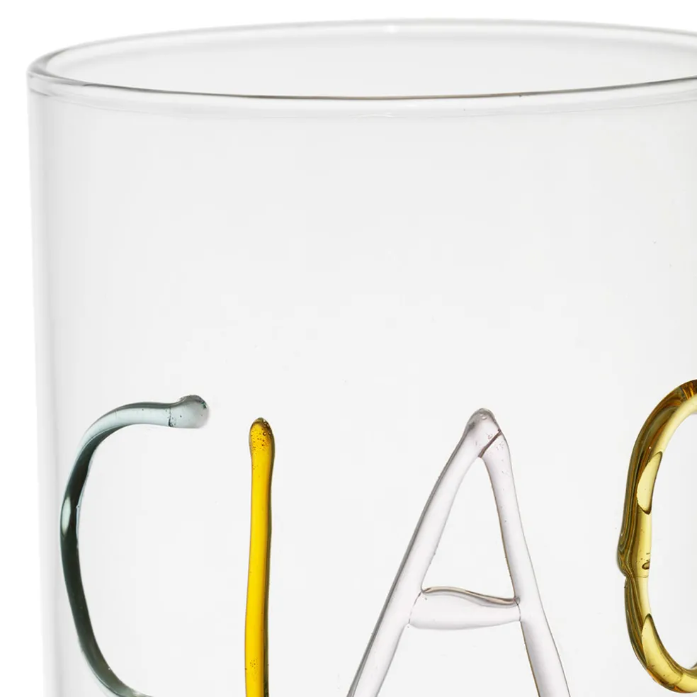 Gobelet ciao en verre pastel 40cl - Dolce Vita