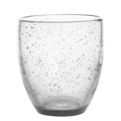 Gobelet 35cl artisan bullé transparent