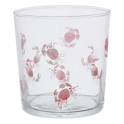 Gobelet crabes en verre rouge 36cl - Bodega