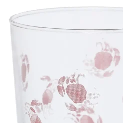 Gobelet crabes en verre rouge 36cl - Bodega