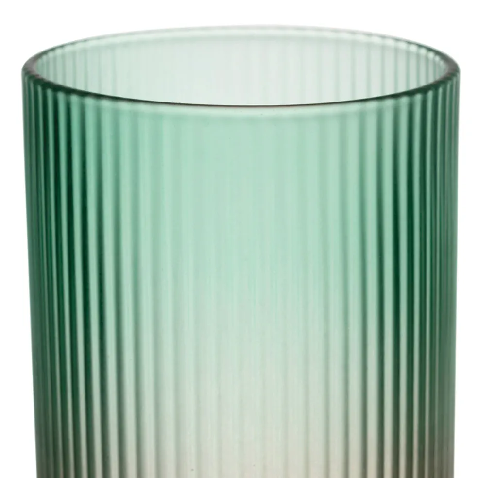 Gobelet en cristallin vert et corail 45cl givré - Adria