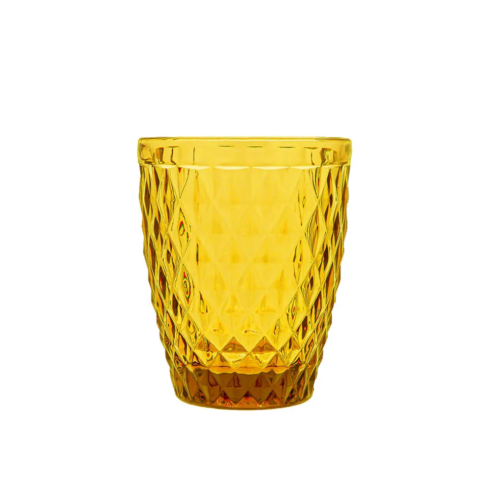 Gobelet en verre ambré 22cl - Diamond