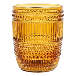 Gobelet en verre ambre 27cl - Strie