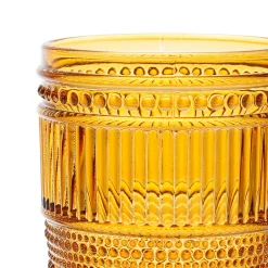 Gobelet en verre ambre 27cl - Strie