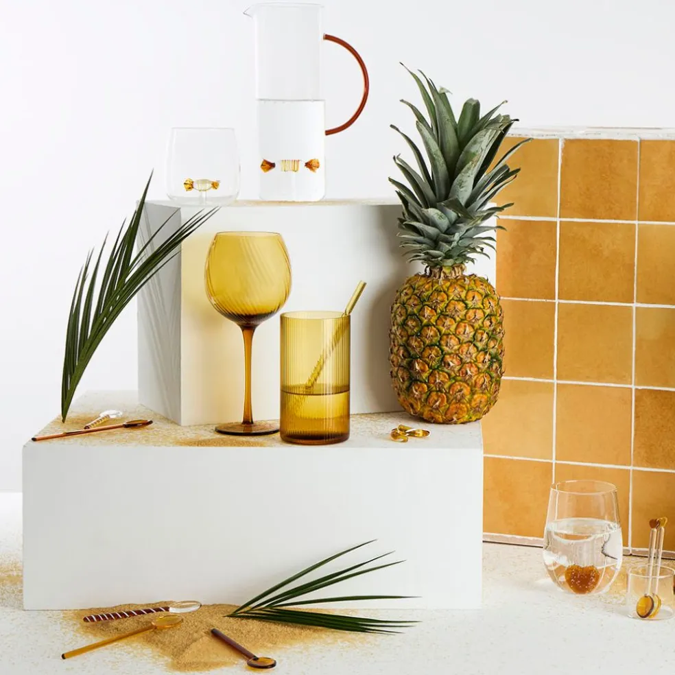 Gobelet en verre ambre 55cl - Champart