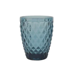 Gobelet en verre bleu 22cl - Diamond