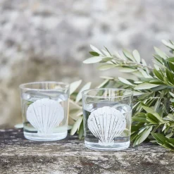 Gobelet en verre bord de mer blanc - bodega