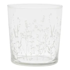 Gobelet en verre champetre blanc - bodega