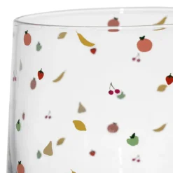 Gobelet en verre et fruits multicolore 25cl - Les Fruits