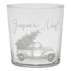 Gobelet en verre Joyeux Noël 35.5cl - Bodega