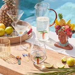 Gobelet palmier en verre 60cl - Colorea