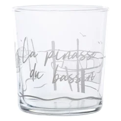 Gobelet pinasse bassin bodega blanc 35.5cl en verre