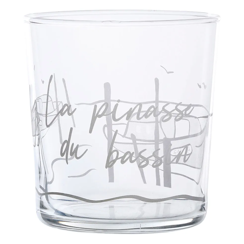 Gobelet pinasse bassin bodega blanc 35.5cl en verre