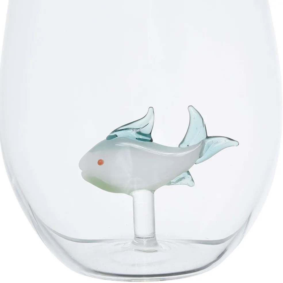 Gobelet poisson en verre borosilicate 50cl - Océan