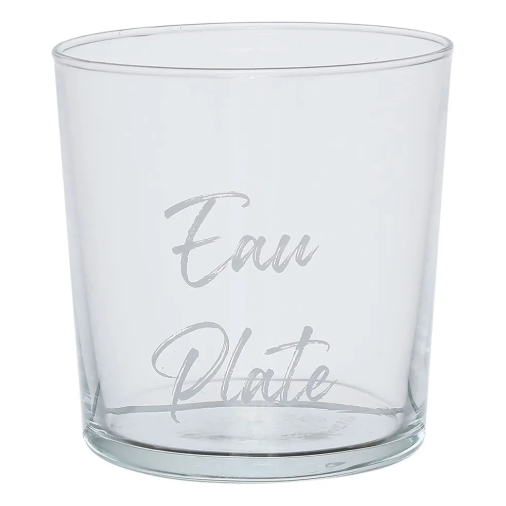 Gobelet "eau plate" en verre blanc 36cl - Bodega
