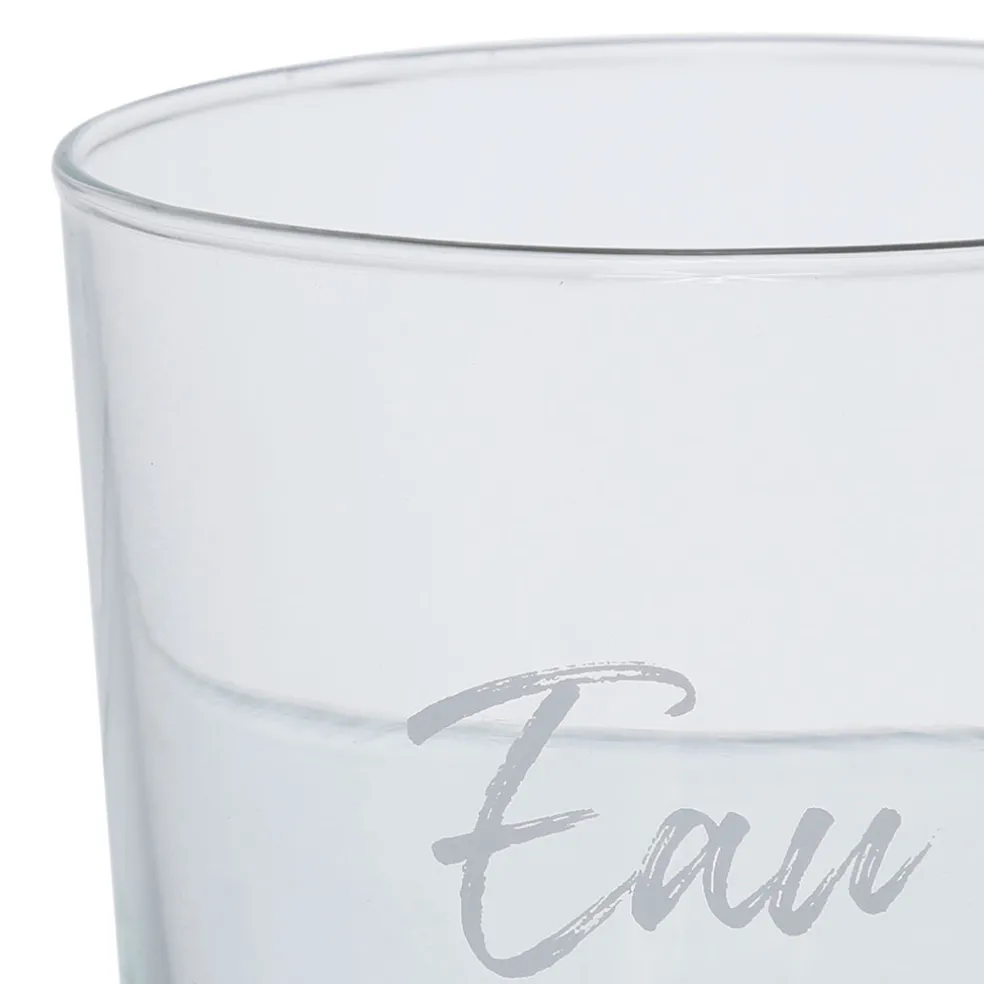 Gobelet "eau plate" en verre blanc 36cl - Bodega