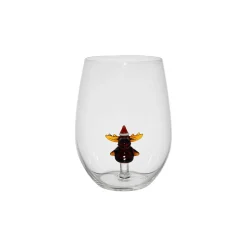 Gobelet renne en verre borosilicate brun 50cl - Noel