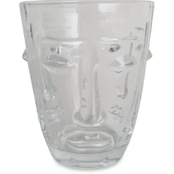 Gobelet visage transparent