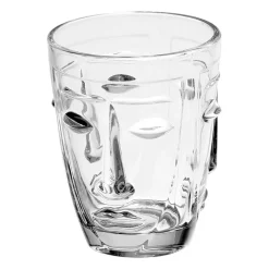 Gobelet visage transparent
