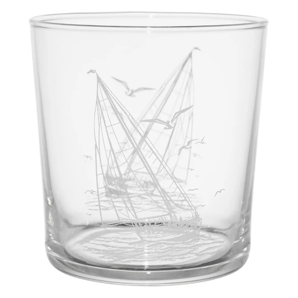 Gobelet voilier en verre blanc 36cl - Bodega